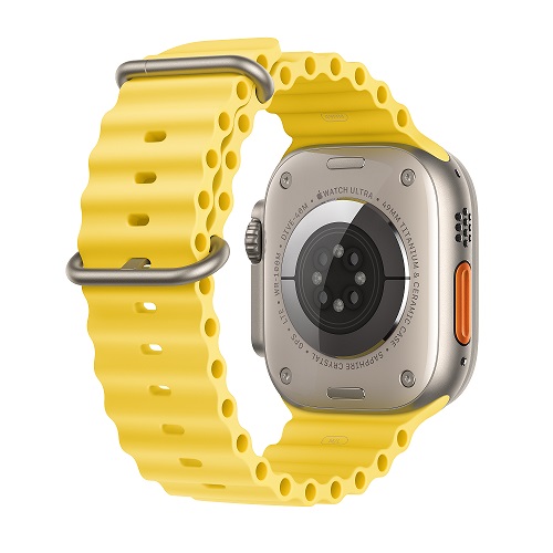 Apple Watch Ultra GPS + Cellular, 49mm Titanium Case with Yellow